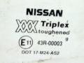 стекло двери задней левой Nissan Primera P10 1995, 43R-00003 - фото №2