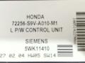 блок управления стеклоподъемниками Honda Pilot 1 поколение 2004, 3.5 л., i, J35A4, бензин, АКПП, бежевый, внедорожник 5 дв., полный привод, 5WK11410, SIEMENS - фото №3