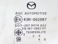 стекло двери передней правой Mazda CX-3 1 поколение 2017, 2.0 л., i, бензин, МКПП, белый, хетчбэк 5 дв., передний привод, правый руль, 43R-002087, DB3R-58-510 - фото №2