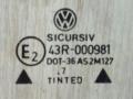 стекло двери передней левой Volkswagen Golf 3 поколение 1997, 43R-000981 - фото №2