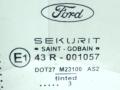 форточка задняя правая Ford Mondeo 3 поколение 2003, 2.0 л., HJBA, дизель, МКПП, белый, универсал, передний привод, 43R-001057, 1320862 - фото №2