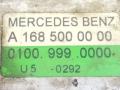 интеркулер Mercedes-Benz A-Класс W168 W168.008 2000, 1.7 л., CDi, дизель, МКПП, темно-серый, передний привод, A1685000000 - фото №3