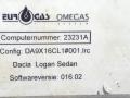 блок управления двигателем Dacia Logan 1 поколение [рестайлинг] 2007, 1.6 л., K4M 690, бензин, МКПП, универсал, 23231A, DA9X16CL1 - фото №3