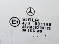 стекло двери задней правой Mercedes-Benz E-Класс W210/S210 [рестайлинг] 1999, универсал, 43R-001190 - фото №2