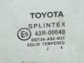 стекло двери задней левой Toyota Carina E 1 поколение 1995, зелёный, хетчбэк 5 дв., 43R-00049 - фото №2