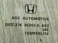 стекло двери задней правой Honda Fit 3 поколение 2015, 1.5 л., i, бензин, АКПП, чёрный, хетчбэк 5 дв., DOT-376, M2H3SAS2 - фото №2