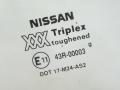 стекло двери задней правой Nissan Primera P10 1995, красный, хетчбэк 5 дв., 43R-00003 - фото №2