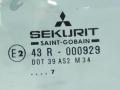 стекло двери задней правой Mitsubishi Carisma 1 поколение 1998, хетчбэк 5 дв., 43R-000929 - фото №2