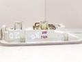 фонарь салона (плафон) Dacia Logan 1 поколение 2007, 1.5 л., DCi, дизель, МКПП, синий, седан, передний привод, 8200074362 - фото №3