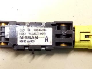 датчик удара Nissan Micra 3 поколение (K12) 2007, 98830AV600, 0285003019