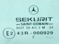 стекло двери передней правой Mercedes-Benz Vaneo W414 2001, 1.7 л., OM 668.942, дизель, МКПП, синий, минивэн, передний привод, 43R-000929 - фото №2