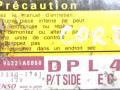блок AirBag Subaru Legacy 3 поколение 2001, 2.5 л., 152300-2741, DENSO, 98221AE050 - фото №3