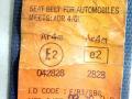 ремень безопасности Hyundai Pony X2 1993, 42828 - фото №4