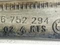 балка подвески передняя (подрамник) BMW 7 серия E65/E66/E67 E65 2003, 4.4 л., i, M62 B44 (448S1), бензин, АКПП, черный, седан, задний привод, 6752294 - фото №3