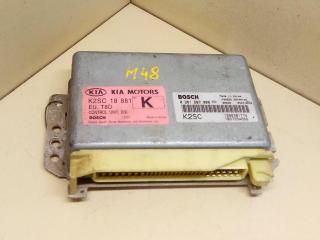 блок управления двигателем Kia Shuma 2 поколение 2003, 1.8 л., i, бензин, МКПП, черный, хетчбэк 5 дв., передний привод, BOSCH, K25C18881, 0261207000, MOTORS