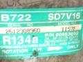 компрессор кондиционера Alfa Romeo 156 1 поколение 2000, 1.9 л., TDi, дизель, SD7V16, 60653652 - фото №4