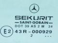 стекло двери передней левой Mercedes-Benz Vaneo W414 2001, 1.7 л., OM 668.942, дизель, МКПП, синий, минивэн, передний привод, 43R-000929 - фото №2