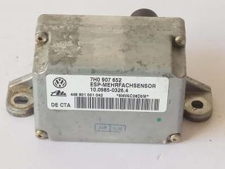 датчик ускорения Volkswagen Touareg 1 поколение 2005, 3.2 л., i, BMX, бензин, АКПП, серый, внедорожник 5 дв., полный привод, 7H0907652, ATE