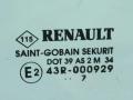 стекло двери передней левой Renault Megane 2 поколение [рестайлинг] 2007, 1.5 л., дизель, МКПП, серый, универсал, передний привод, 43R-000929 - фото №2