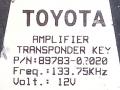 антенна иммобилайзера Toyota Corolla Verso 1 поколение [рестайлинг] 2006, 89LP0187, 89783-03020 - фото №7