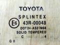 стекло двери задней левой Toyota Avensis 2 поколение (T250) 2005, хетчбэк 5 дв., 43R-00048 - фото №2