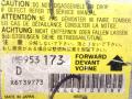 блок AirBag Mitsubishi Colt 5 поколение (CJO) 1997, MB953173, X6T39773 - фото №3