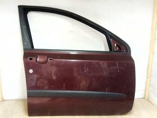 замок двери передней правой Fiat Stilo 1 поколение 2006, бордовый