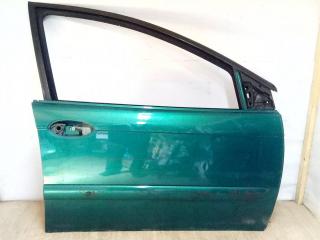 стекло двери передней правой Citroen C5 1 поколение 2002, зелёный