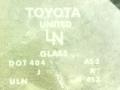 форточка задняя левая Toyota Camry XV30 2003, бордовый - фото №3