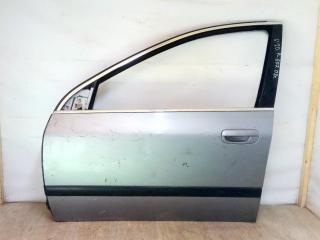 ручка внутренняя передняя левая Peugeot 607 1 поколение 2003, серебристый