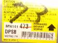 блок AirBag Mitsubishi Lancer 9 поколение 2004, MN141473, W2T62176 - фото №3
