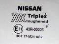 стекло двери задней левой Nissan Primera P11 1998, хетчбэк 5 дв., 43R-00003 - фото №2