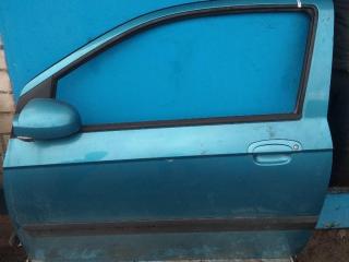 дверь передняя левая Hyundai Getz 1 поколение 2004, голубой, хетчбэк 3 дв.