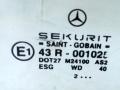 стекло двери передней правой Mercedes-Benz E-Класс W210/S210 [рестайлинг] 2002, 2.2 л., CDTi, OM 611.961, дизель, АКПП, универсал, задний привод, 43R-001025 - фото №2
