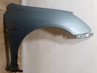 крыло переднее правое Honda Civic 7 поколение EJ6 2001, голубой, хетчбэк 5 дв.