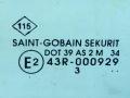 стекло двери передней левой Renault Kangoo 1 поколение 2003, 1.5 л., дизель, МКПП, серебристый, фургон, передний привод, 43R-000929 - фото №2