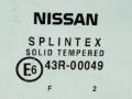 стекло двери задней левой Nissan Primera P12 2003, хетчбэк 5 дв., 43R-00049 - фото №2