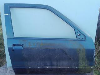 стекло двери передней правой Renault 19 2 поколение 1994, зелёный