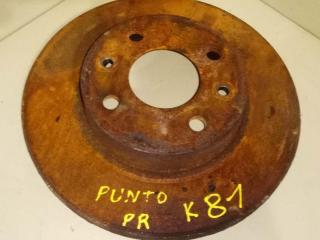 диск тормозной передний Fiat Punto 2 поколение 2002, 1.2 л., i, 188 A4.000, бензин, МКПП, синий, хетчбэк 3 дв., передний привод, 7663465, 71772238