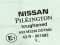 стекло двери задней левой Nissan Almera N16 2003, хетчбэк 5 дв., 43R-001582, 82301BM701 - фото №2
