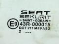 стекло двери передней правой SEAT Ibiza 3 поколение 2003, хетчбэк 5 дв., 43R-000015 - фото №2