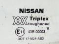 стекло двери задней левой Nissan Primera P10 1994, 43R-00003 - фото №2