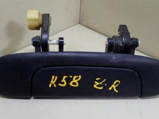 ручка наружная задняя правая Mazda 323F BJ 1999, 1.5 л., i, ZL05, бензин, МКПП, красный, хетчбэк 5 дв., передний привод