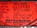 компрессор кондиционера Mitsubishi Galant 7 поколение 1995, 2.0 л., i, бензин, V6, MSC105CVS, AKC201A402 - фото №5