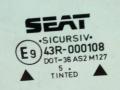 стекло двери передней левой SEAT Toledo 1 поколение 1996, 43R-000108 - фото №2