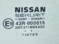 стекло двери задней левой Nissan Almera Tino V10 2002, 43R-000015 - фото №2