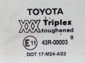 стекло двери передней правой Toyota Carina E 1 поколение 1995, 43R-00003 - фото №2