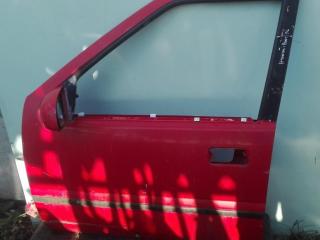 дверь передняя левая Hyundai Pony X2 1994, красный