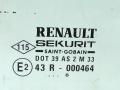 стекло двери передней правой Renault Megane 1 поколение 1997, 43R-000464 - фото №2