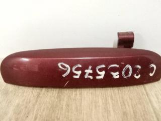 ручка наружная задняя левая Mitsubishi Colt 6 поколение (Z20/Z30) 2005, 1.1 л., 3A91, бензин, МКПП, красный, хетчбэк 5 дв., передний привод